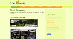 Desktop Screenshot of libroideas.com