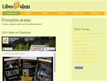 Tablet Screenshot of libroideas.com